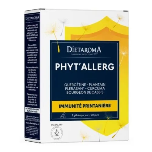 DIETAROMA Phyt’allerg Allergies 40 Gelules