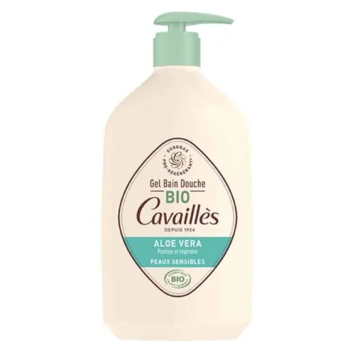 CAVAILLES Gel Bain Douche Bio Aloe Vera 400ml