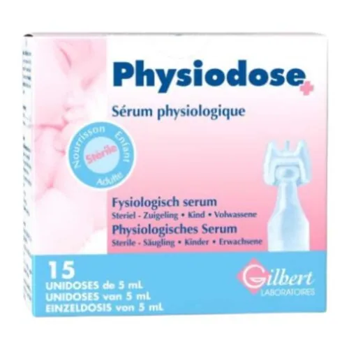 GILBERT PHYSIODOSE Serum PHYSIOLOGIQUE Unidoses 15x 5ml