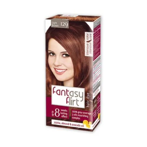 FANTASY FLIRT Hair Dye Color N°129 Brun Clair 108ml