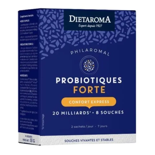 DIETAROMA PHILAROMAL Probiotiques Forte Confort Express 14 Sachets