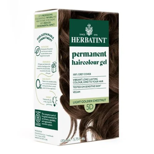 HERBATINT Coloration Cheveux Permanente 150ml 5d Chatain Clair Dore