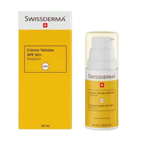 SWISSDERMA Creme Teinte Medium SPF50+ 50ml