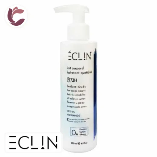 ECLIN Lait Corporel Hydratant Quotidien 72h Emollient 10% D’uree 200ml