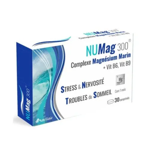 NUTRILAIR Numag 300 Complexe Magnesium Marin 30cps