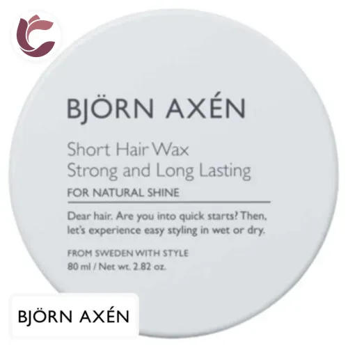 BJORN AXEN Cire Fixante Cheveux Courts Longue Duree 80ml