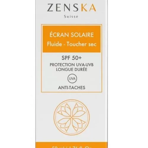 ZENSKA Ecran Solaire Fluide Spf50+ 50ml