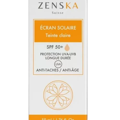 ZENSKA Ecran Solaire Teinte Claire Spf50+ 50ml