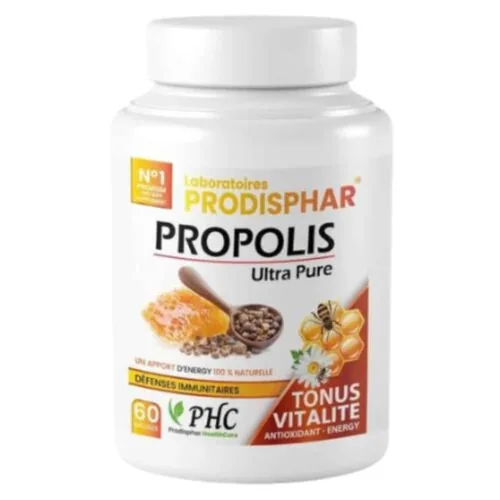 PRODISPHAR Tonus et Vitalite Propolis Ultra Pure 60 Gelules