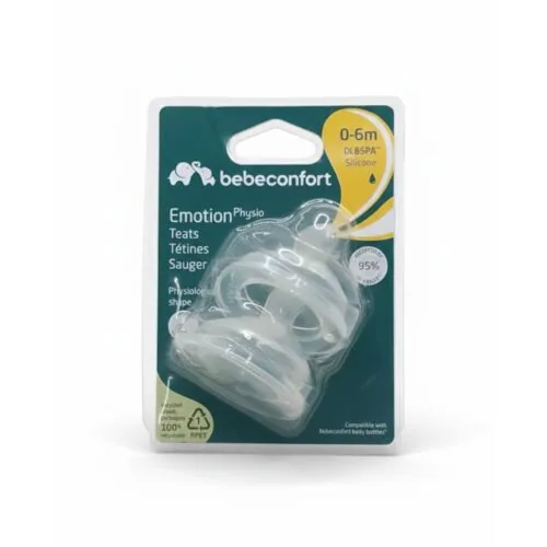 BEBE-CONFORT 2 Tetines Emotion Physio M +6m