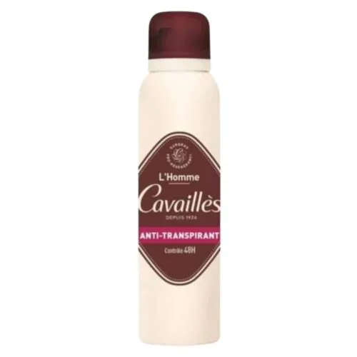 CAVAILLES Deodorant Homme Anti-Transpirant Controle 48h Spray 150ml