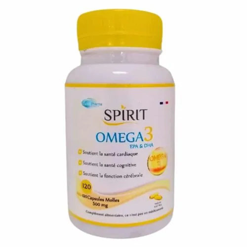 SPIRIT PHARMA Omega 3 Epa et Dha 500mg 120 Capsules