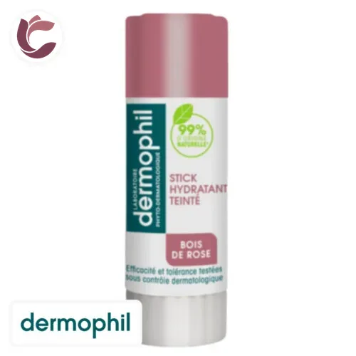 DERMOPHIL Stick Levres Hydratant Teinte Bois de Rose Bio 4g