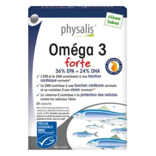 PHYSALIS Omega 3 Forte 36% Epa + 24% Dhs 60 Capsules