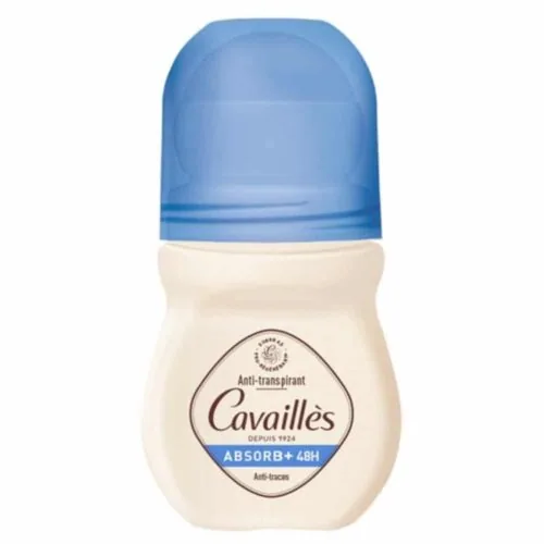 CAVAILLES Deodorant Absorb+ Anti-Traces 48h Roll-On 50ml