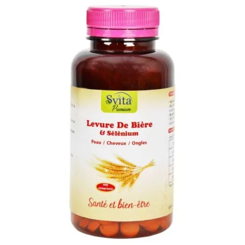 SVITA PREMIUM Levure de Biere et Selenium 410 Comprimes
