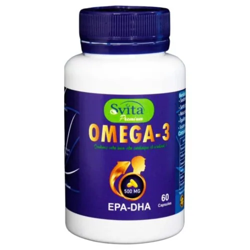 SVITA PREMIUM Omega-3 500mg Epa-Dha 60 Gelules