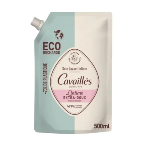 CAVAILLES Soin Lavant Intime L’intime Extra Doux Eco-Recharge 500ml