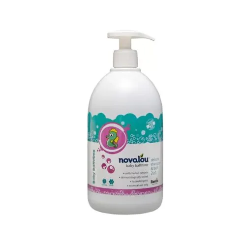 NOVALOU Baby Shampoing 2en1 Cheveux et Corps 1L