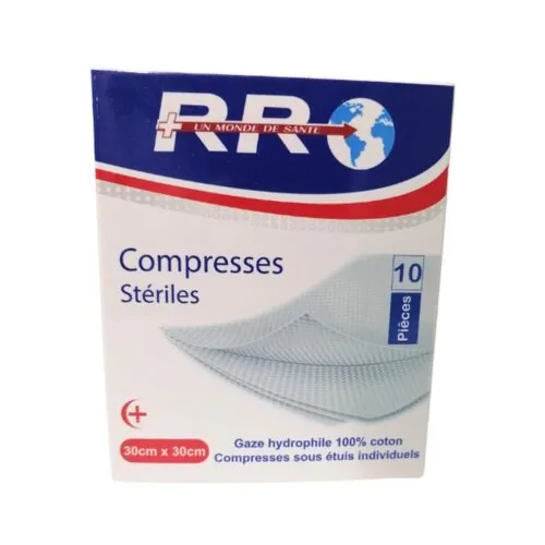 COMFORT RR Compresse Steriles 30 X 30 10 Pieces