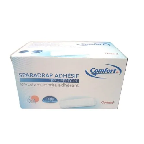 COMFORT Sparadrap Adhesif Blanc 5m X 10cm