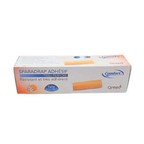 COMFORT Sparadrap Adhesif Blanc 5m X 18cm