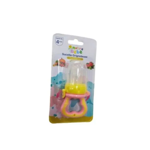 NOTRE BEBE Sucette Grignoteuse Fruits et Legumes +4m