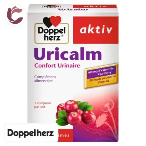 DOPPEL HERZ Aktiv Uricalm Confort Urinaire 30 Comprimes