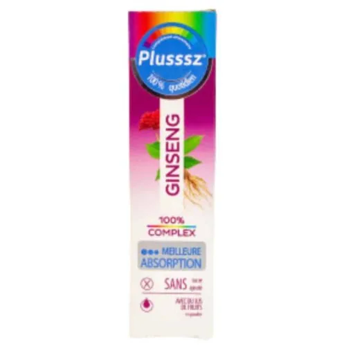 PLUSSSZ Ginseng Complex 20 Comprimes