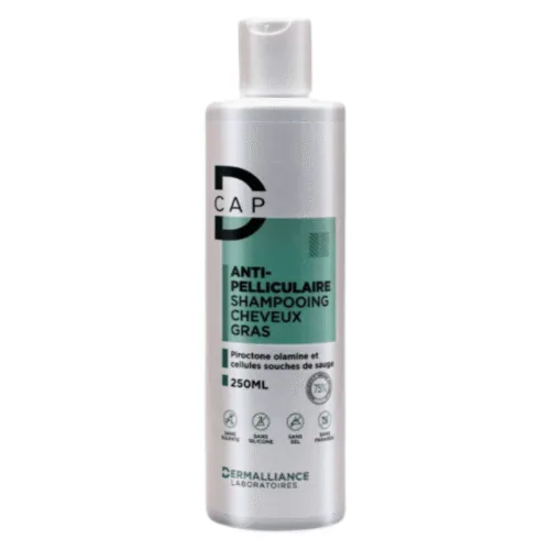 DERMALLIANCE D-Cap Anti-Pelliculaire Shampoing Cheveux Gras 250ml