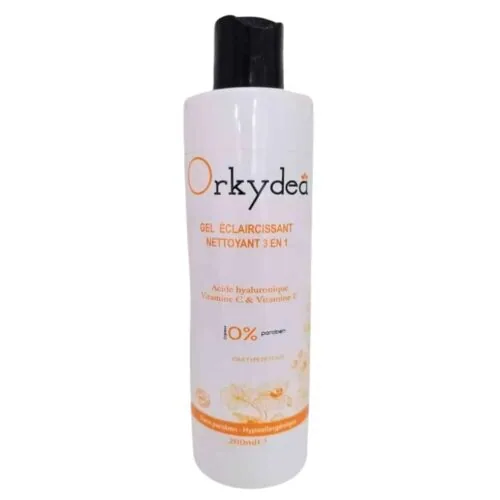 ORKYDEA Gel Nettoyant Eclaircissant 3en1 200ml