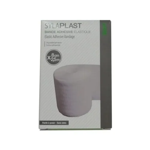 SYLAPLAST Bande Adhesive Elastique 8cm*2.5cm