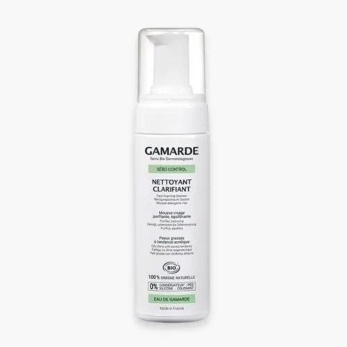 GAMARDE Sebo-Control Mousse Nettoyante Clarifiante Bio 160ml