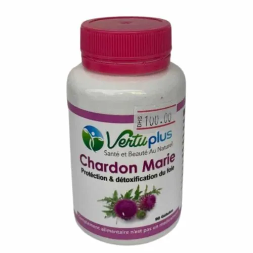 VERTUPLUS Chardon Marie Protection et Detoxification du Foie 90 Gelules
