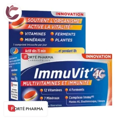 FORTE PHARMA Immuvit 4g Mulrivitamines et Immunite 30 Comprimes