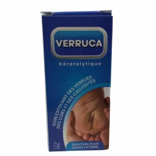 VERRUCA Keratolytique Soin Exfoliant des Verrues, Cors et Callosites 15ml