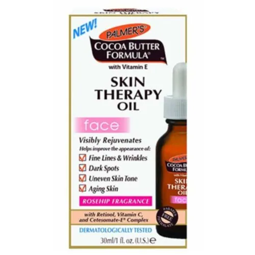 PALMERS Huile Therapeutique Visage Parfumee a la Rose 30ml