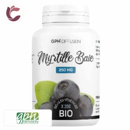 GPH DIFFUSION Myrtille Baie 250mg 200 Gelules