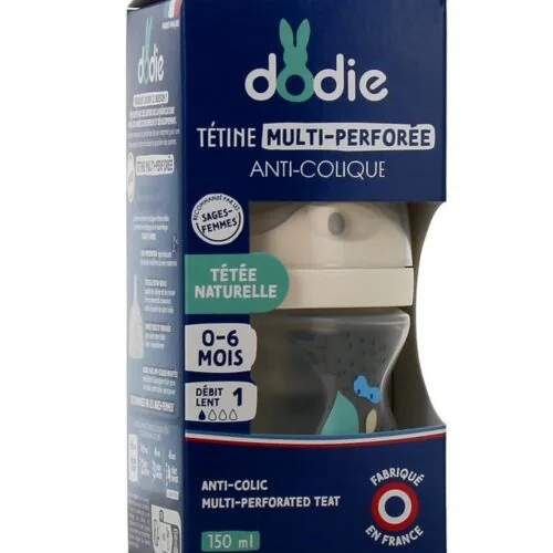 DODIE Bib Multi-Perfore Tet Debit 1 Rose 0-6m 150ml