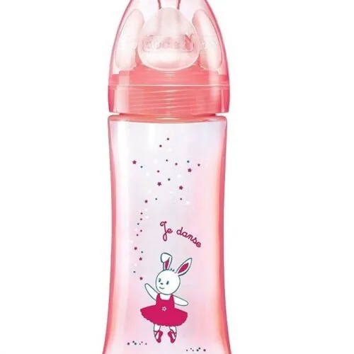 DODIE Biberon Multi Perfore Tetine Debit 2 Rose 0-6mois 270ml