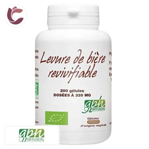 GPH DIFFUSION Levure de Biere Revivifiable 320mg 200 Gelules