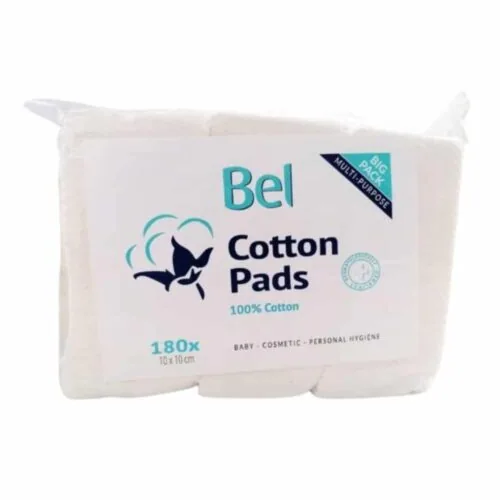BEL Carrees de Coton 10x10cm 180u