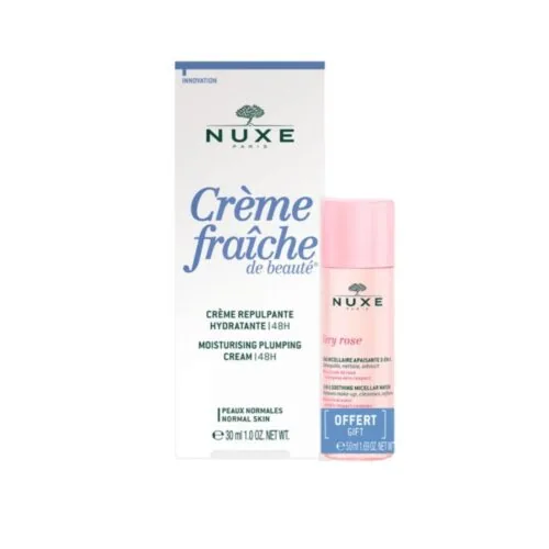 NUXE Cr Fraiche Cr Riche Pn 30ml+Very Rose Eau Micellaire ECH Pack