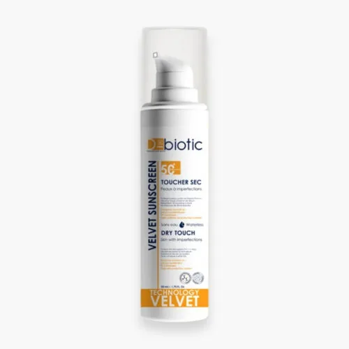 D-BIOTIC Velvet Ecran Solaire Toucher Sec Invisible SPF50+ 50ml