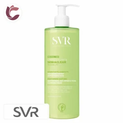 SVR Sebiaclear Creme Lavante Hydratante Apaisante Anti-Imperfections Anti-Dessechement 400ml