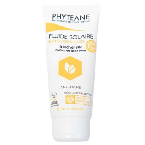 PHYTEANE Fluide Solaire Anti-Taches Invisible Toucher Sec SPF50+ 50ml