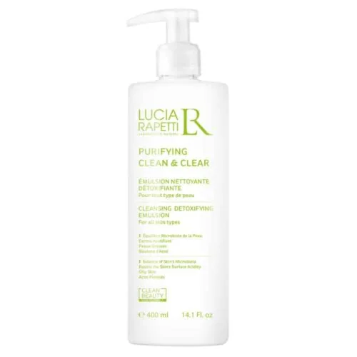 LUCIA RAPETTI Purifying Clean et Clear Emulsion Nettoyante Detoxifiante 400ml