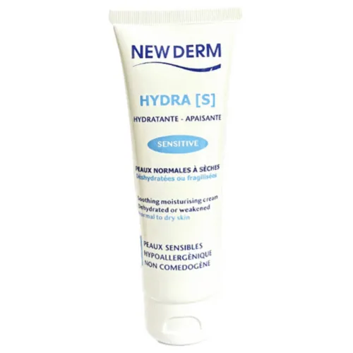 NEW DERM Hydra S Creme Hydrante et Apaisante Peau Sensible 50ml