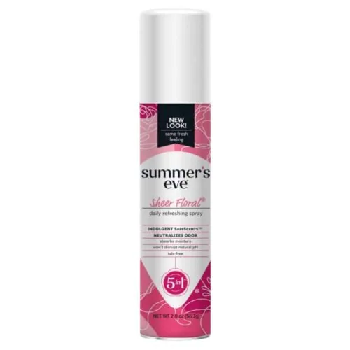 SUMMER’S EVE Sheer Floral Daily Refreshing Spray Intimate 56, 7g