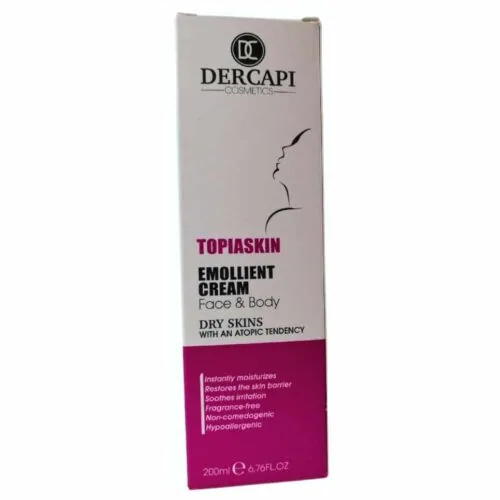 DERCAPI Topiaskin Creme Emolliente Peau Seche 200ml